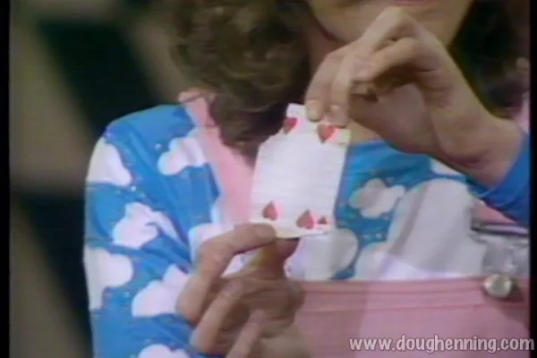 Still from “Closeup: Card in Cigarette” — Doug Henning’s World of Magic, 26 December 1975